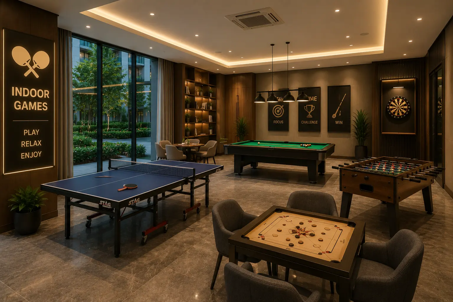 Indoor games amenity